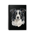 Border Collie Spiral Notebook – Dog Lover Ruled Journal