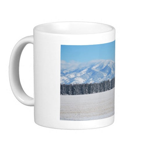 Bozeman Montana Rocky Mountain Winter Coffee Mugs 11oz 15oz Ceramic
