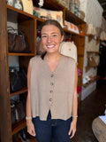 Button-Up Sweater Vest
