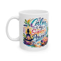 Calm Is My Super Power Coffee Mug – Yoga Meditation Gift, Mindfulness Tea Cup