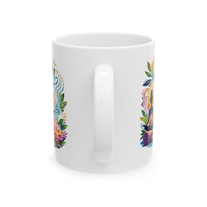 Calm Is My Super Power Coffee Mug – Yoga Meditation Gift, Mindfulness Tea Cup