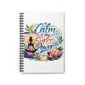 Calm Is My Super Power Spiral Notebook – Mindfulness & Wellness Journal