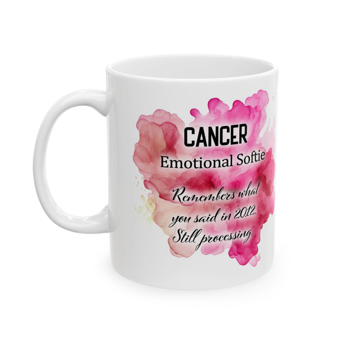 Cancer Zodiac Mug Astrology Coffee Cup June July Birthday Horoscope Gift