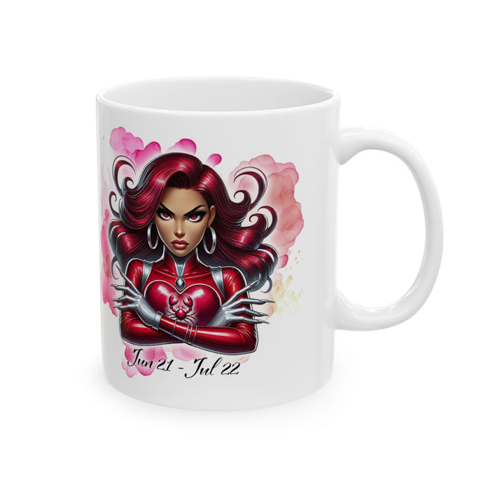 Cancer Zodiac Mug Astrology Coffee Cup June July Birthday Horoscope Gift