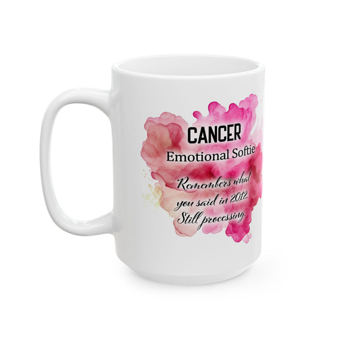 Cancer Zodiac Mug Astrology Coffee Cup June July Birthday Horoscope Gift