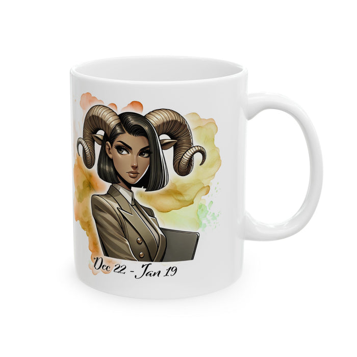 Capricorn Zodiac Coffee Mug – Astrology Gift, Funny Capricorn Cup Gift for Caps