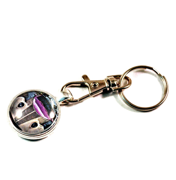 1937 Ford Hot Rod Vintage Auto Men's Key Ring Keychain