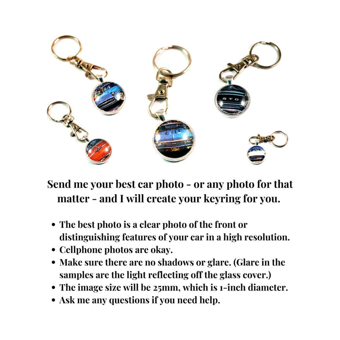 Car Guy Gift, Personalized keyring, Custom Hot Rod KeyRing, hotrod gift for him, street rod keychain, gearhead gift, Classic Car Keyring