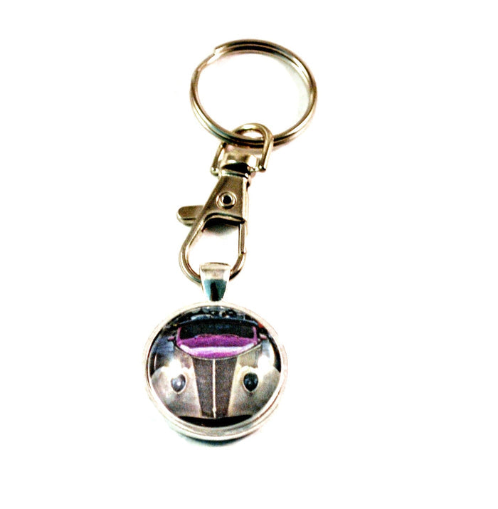 1937 Ford Hot Rod Vintage Auto Men's Key Ring Keychain