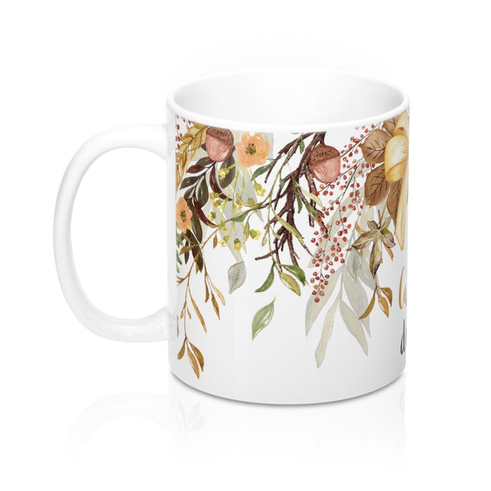 Carpe Diem Autumn Bouquet Coffee Mug 11oz