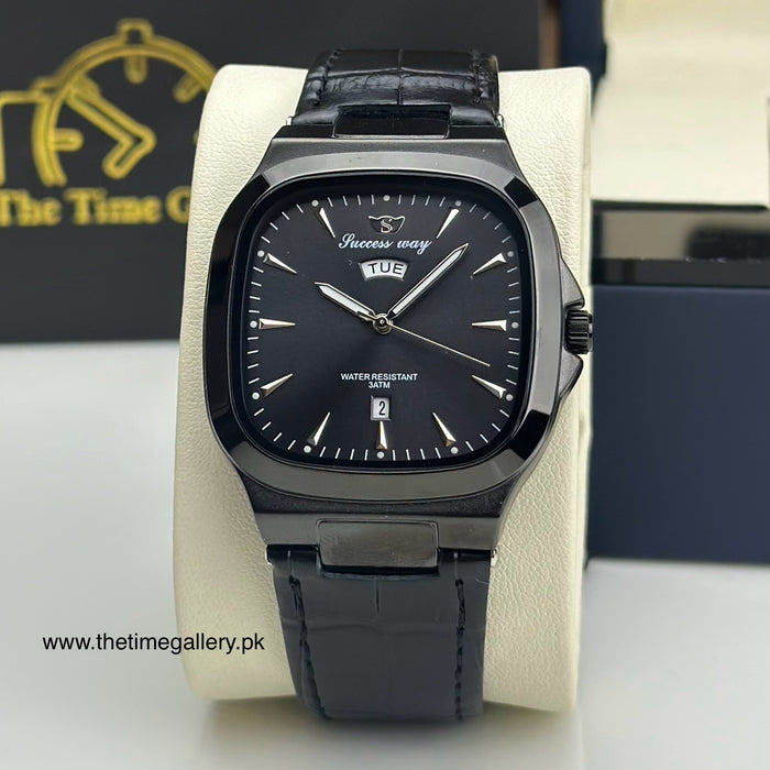 Casual Leather Strap Watch SW-L207