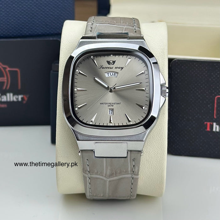 Casual Leather Strap Watch SW-L207