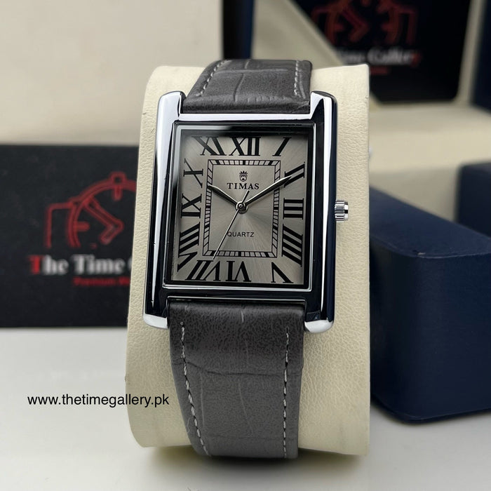 Casual Leather Strap Watch TS-7142