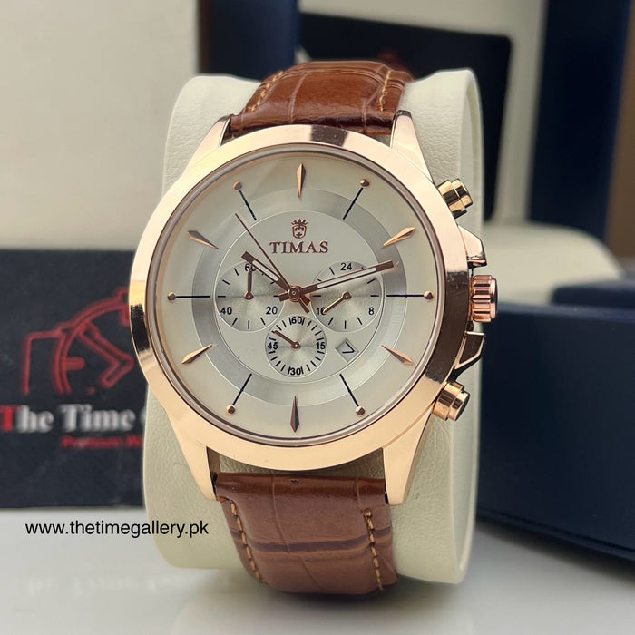 Casual Leather Strap Watch TS-K68299