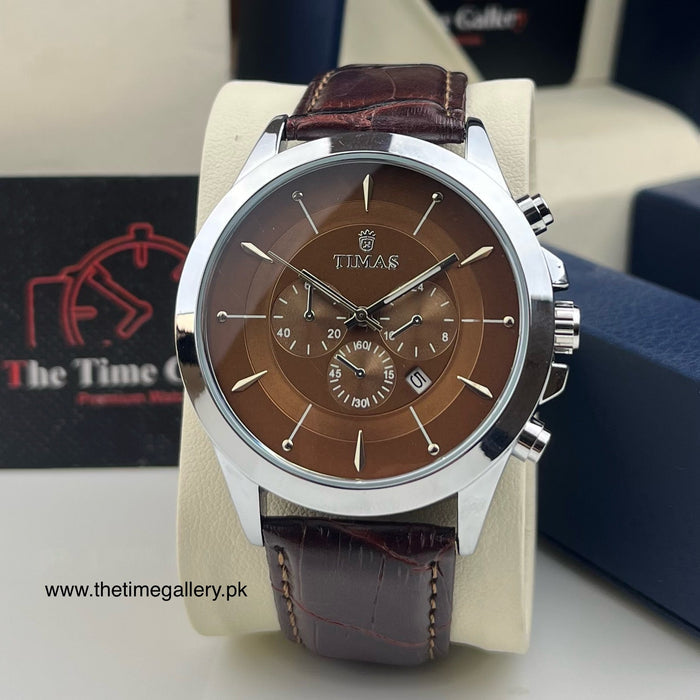 Casual Leather Strap Watch TS-K68299