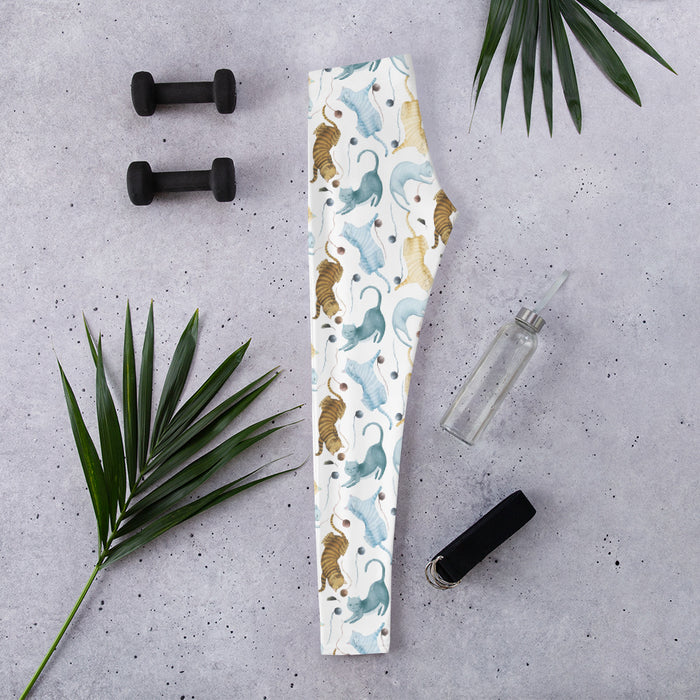 Cat Lovers  Pattern Leggings for Women
