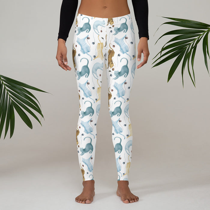 Cat Lovers  Pattern Leggings for Women