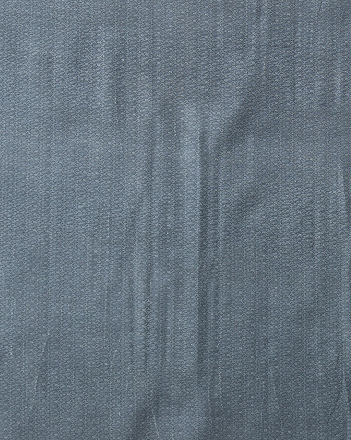 Indiehaat | Kashmiri Silk Printed Saree Charcoal Grey