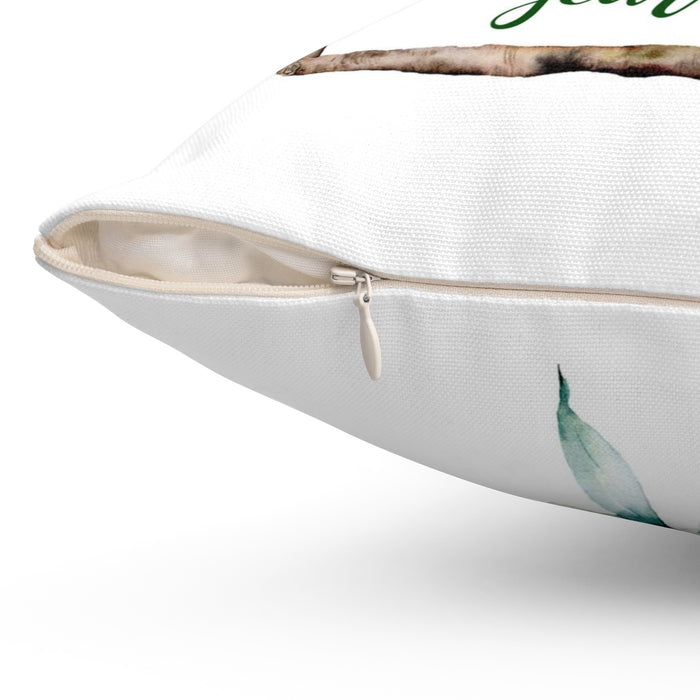 Christmas Throw Pillows, Holiday Decor Poinsettias