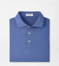 Clark Performance Jersey Polo - Sean Self Collar Bali Blue