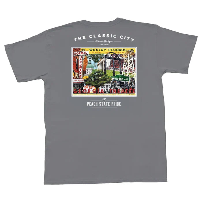 Classic City Establishments Short Sleeve Pocket Tee