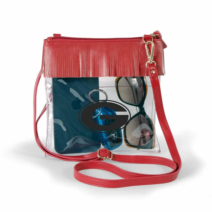 Clear Crossbody w/ Fringe