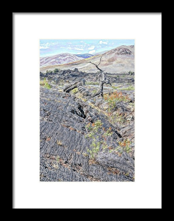 Craters Of The Moon - Framed Print