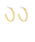 Crystal Station Metal Hoops