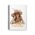 Currently Soaking Up Florida Spiral Notebook – 6" x 8" Coastal Ruled Journal