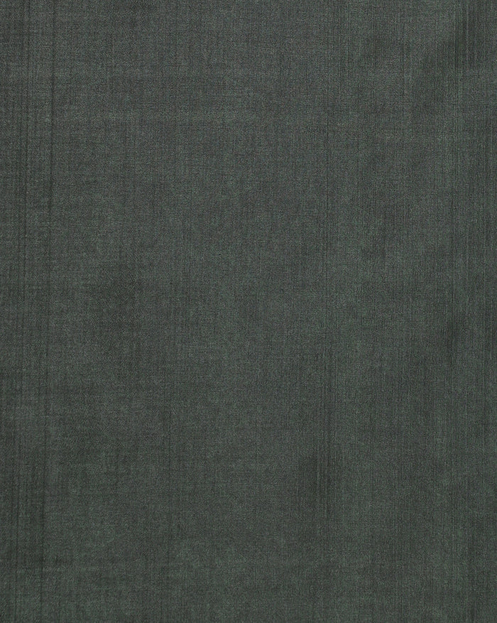 Indiehaat | Kashmiri Silk Printed Saree Dark Green & Black