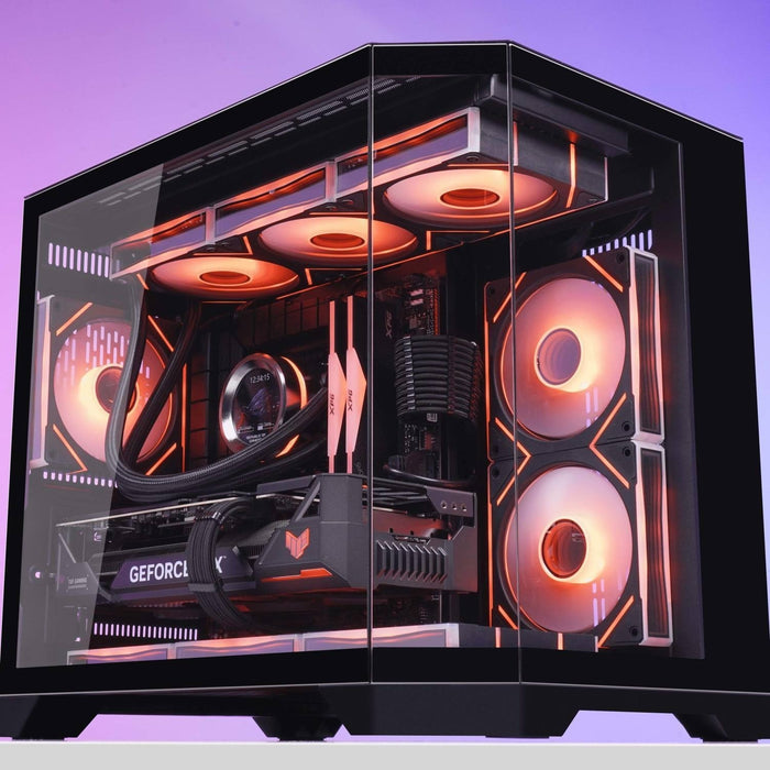 DREAMER PLUS | Personalizowana obudowa ATX z nadrukiem | Biała / Czarna