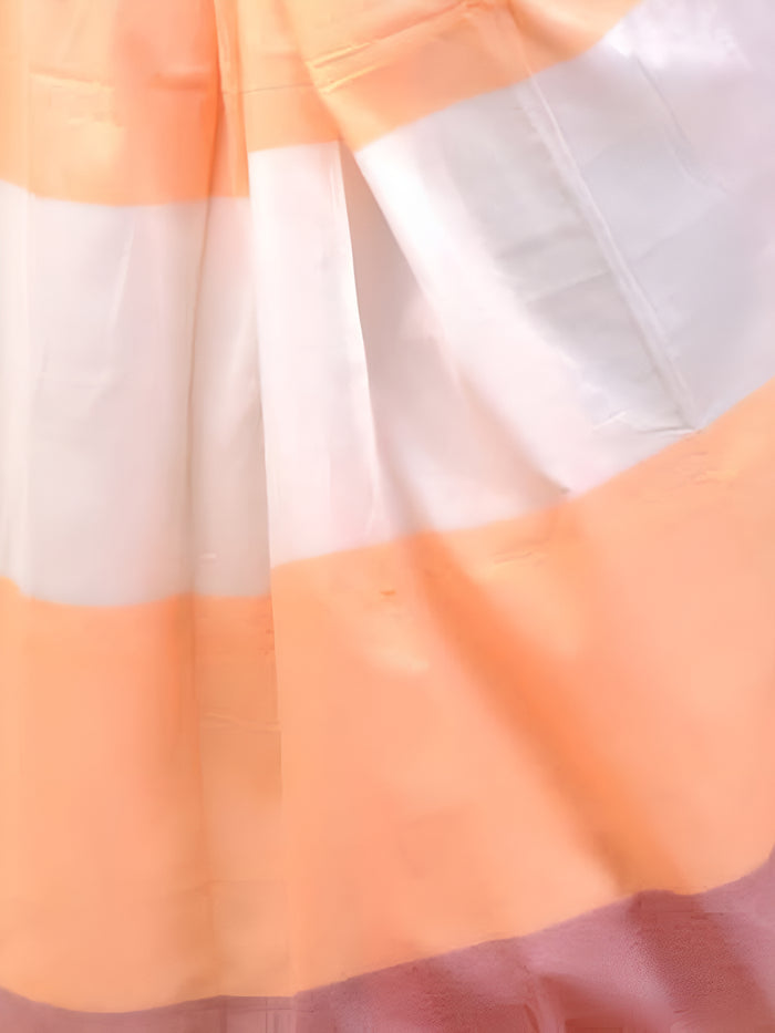 Indiehaat | Hand Dyed Khadi Cotton Saree Multicolor