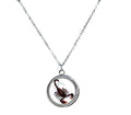Scorpion Pendant Necklace on a Chain 18-inches Silvertone Women Teens