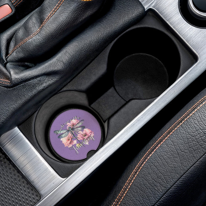 Dragonfly Embrace the Journey Soapstone Car Coasters&nbsp;