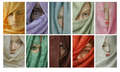 Faces in Linen 4x6 Notecard Set – 10 Artistic Portrait Cards