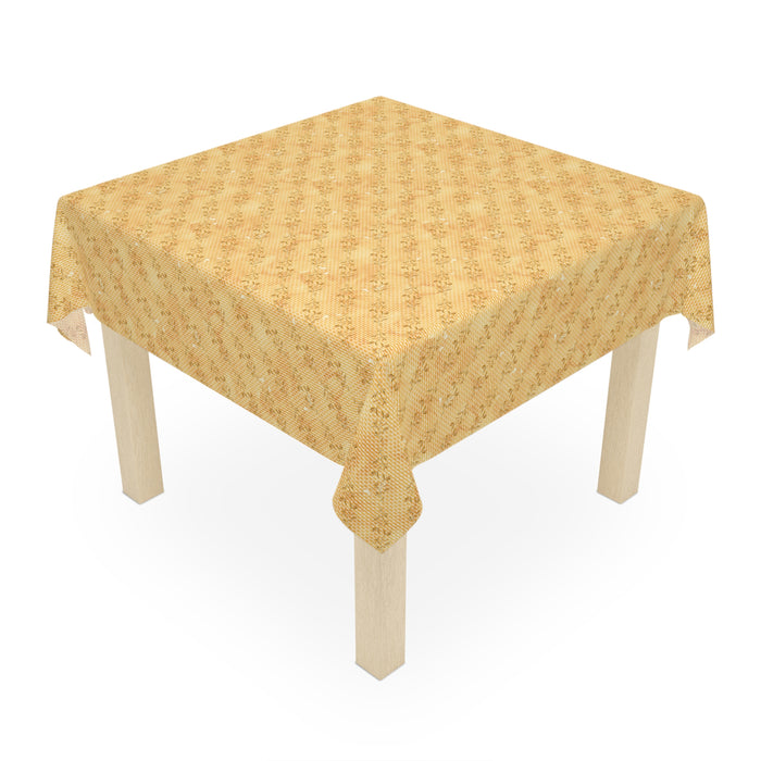 Fall Pattern Tablecloth  Décor Autumn Leaves Gold Brown