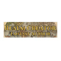 Fantasy Author Bumper Sticker Realm Creator Writer Gift Book Lover Decal