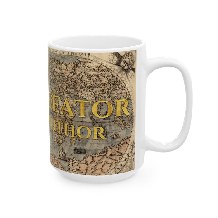Fantasy Author Coffee Mug 15 oz Realm Creator Writer Gift Cup