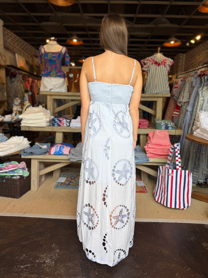 FINAL SALE - Embroidery Maxi Dress