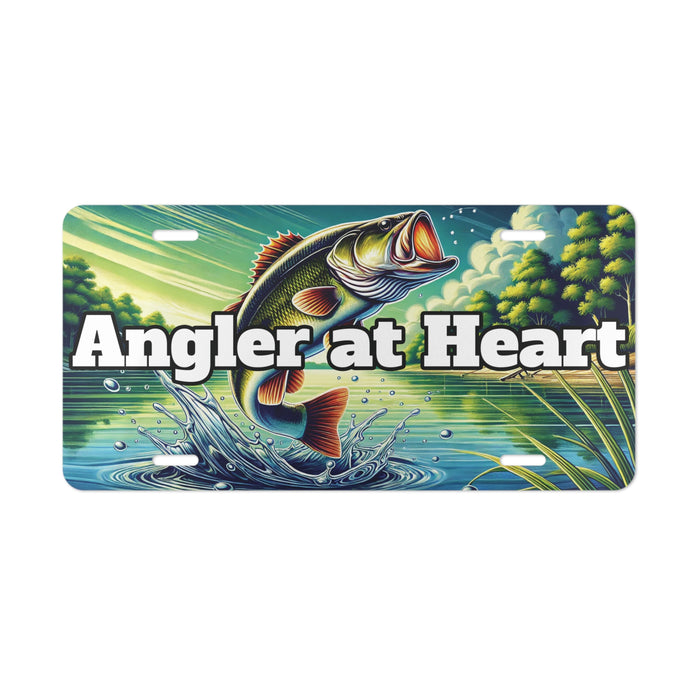 Fishing Custom Front License Plates for Cars and Trucks  Angler at Heart