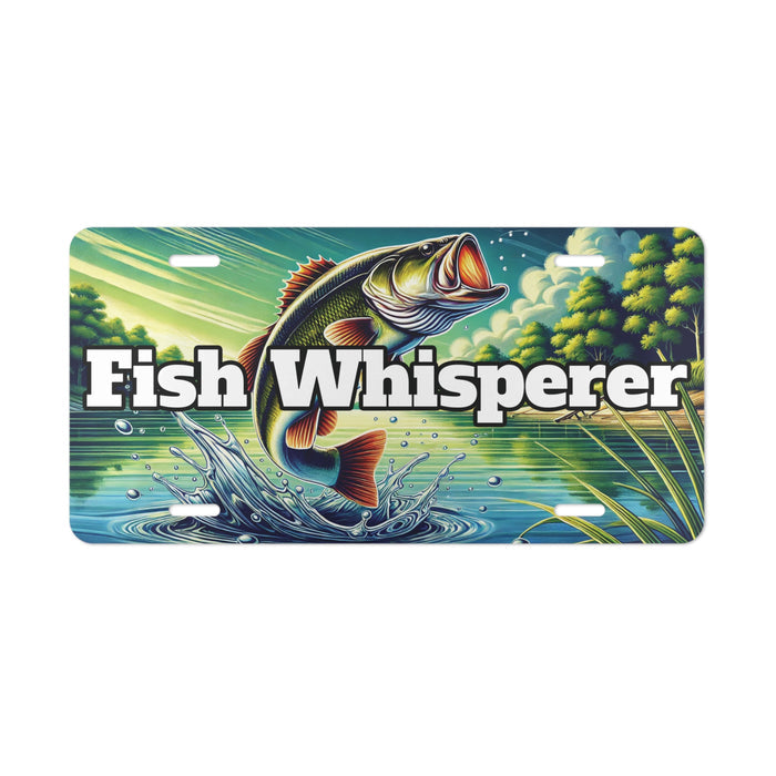 Fishing Custom Front License Plates for Cars and Trucks  Fish Whisperer