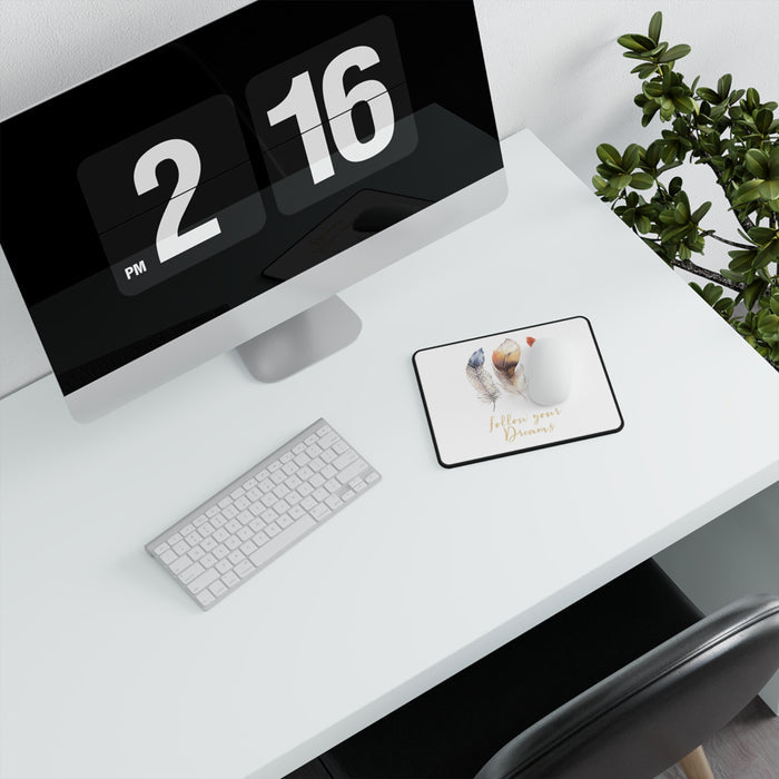 Follow Your Dreams Inspirational Non-Slip Mouse Pads Home Office Décor