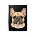 French Bulldog Spiral Notebook – Frenchie Dog Lover Ruled Journal