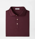 Fulton Performance Jersey Polo - Sean Self Collar Bordeaux