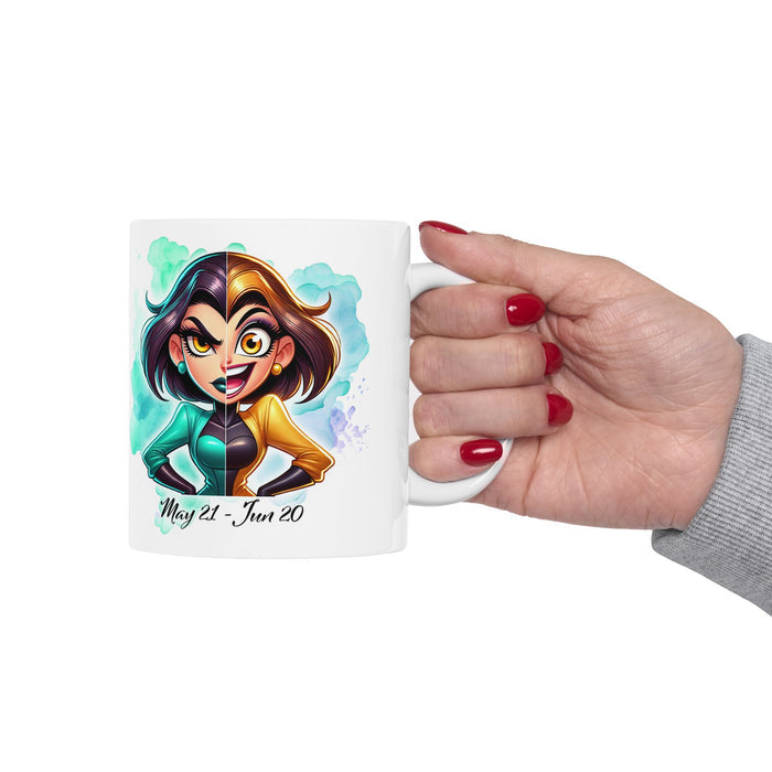 Gemini Zodiac Mug – Funny Astrology Coffee Cup, Gemini Gift, Horoscope Birthday