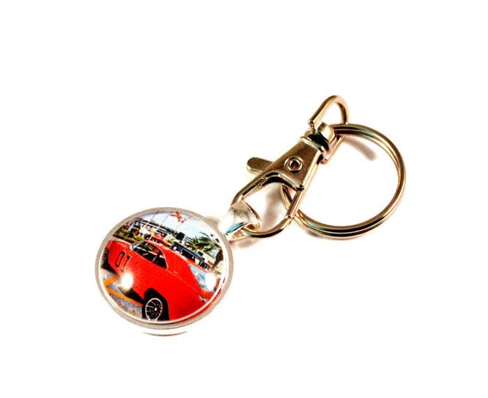General Lee 1969 Dodge Charger Keyring for Men