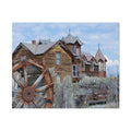 Ghost Town Montana Old West Art Mansion Canvas Print 4 Sizes