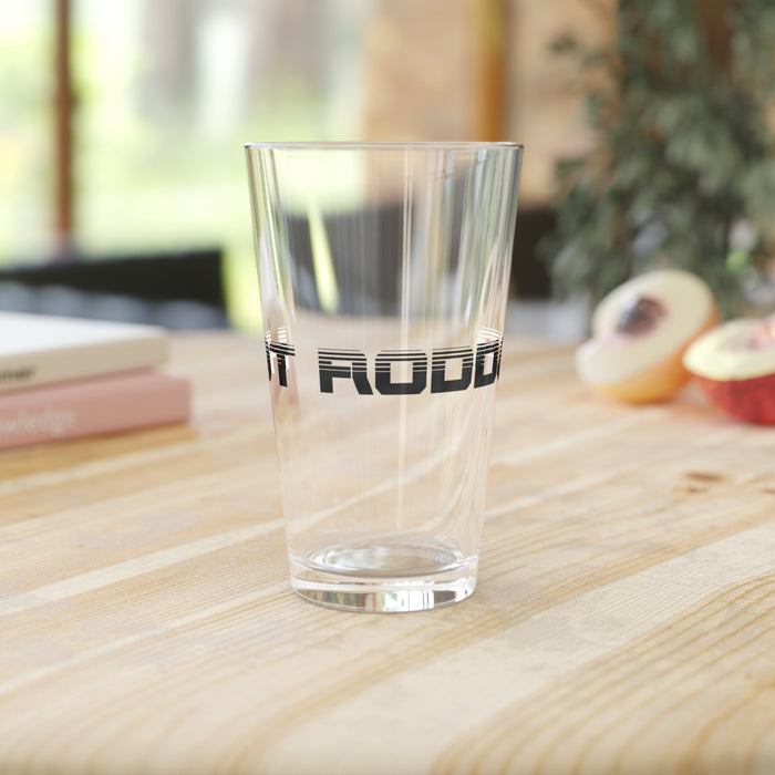 Gift for Gearheads Hot Rodder Pint Glass, 16oz Beer Tumbler