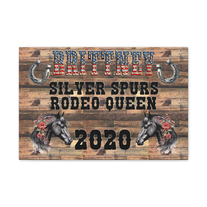 Gifts for Cowgirls Personalized Rodeo Canvas Home Decor 3 Sizes