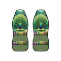 Gifts for Gardeners Peacock Car Seat Covers Polyester Universal Fit